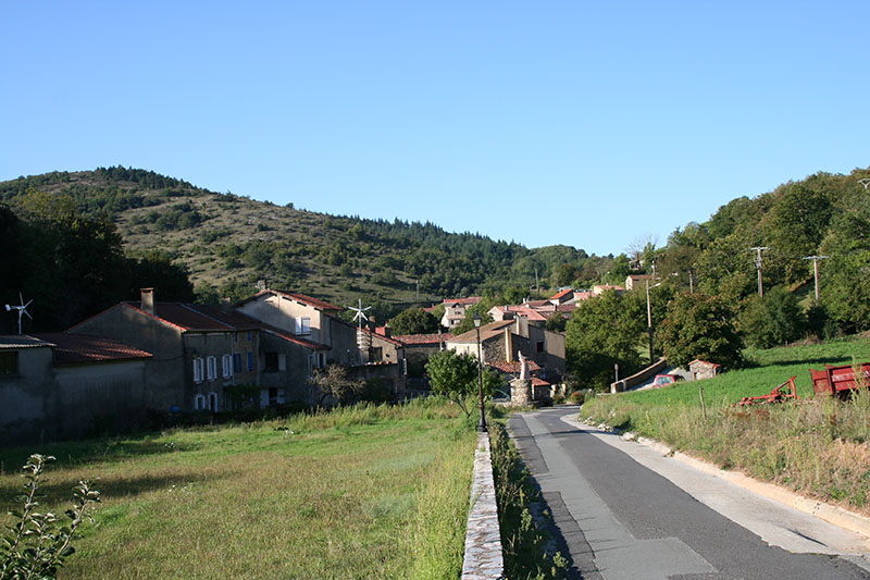Vue du Bourg de la commune de Rieussec